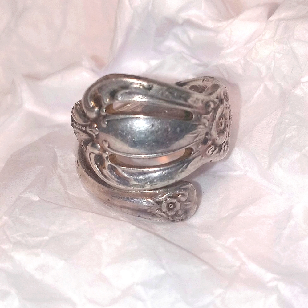 Vintage 1847 Roger Bros Silver Spoon Ring